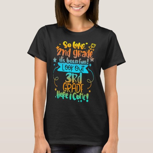2022キッズ絞り染め長2年卒業3回目 Tシャツ (正面)