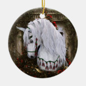 2022クリスマスホース2オーナメント両面 セラミックオーナメント (正面)
