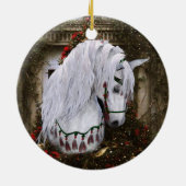 2022クリスマスホース2オーナメント両面 セラミックオーナメント (裏面)