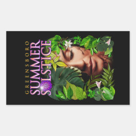 2022グリーンズボロ夏至フェスティバル土産 長方形シール