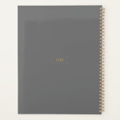 2022グレイモダン月次/週次プランナー プランナー手帳 (裏面)