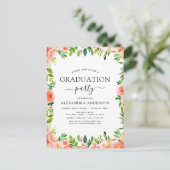 2022コーラルピーチフローラ緑化卒業インヴィータ ポストカード (スタンド正面)