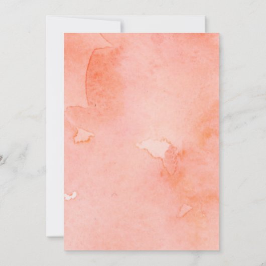 2022コーラルピーチ卒業幾何学招待状 招待状 (裏面)