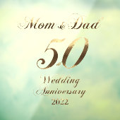 2022ゴールデン結婚50周年記念パーティー保護者 ウィンドウサイン (シート3)