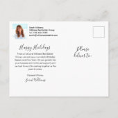 2022ゴールデン鍵ス実在エテートホリデーハガキ シーズンポストカード (裏面)