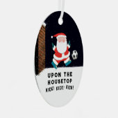 2022サッカー収集可能セラミックオーナメント メタルオーナメント (正面右)