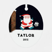 2022サッカー収集可能セラミックオーナメント メタルオーナメント (裏面)