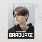 2022スクリプモダントはっきりした白黒フォトグラード 案内ポストカード (正面)