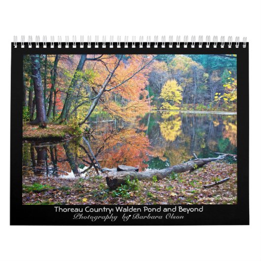 2022ソローの国：ワルデン池とその先： カレンダー (カバー)