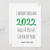 2022ハグとキス |新年 (正面/裏面)