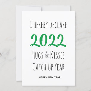 2022ハグとキス 新年