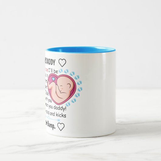 2022パーソナライズされた年の長男の日 ツートーンマグカップ (中央)