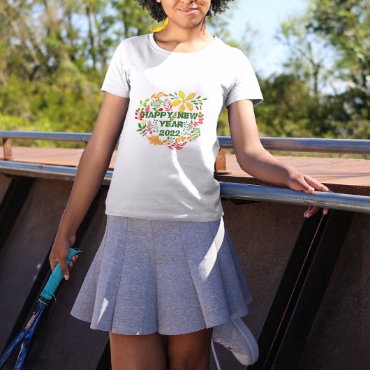 2022パーソナライズされた年末年始 Tシャツ