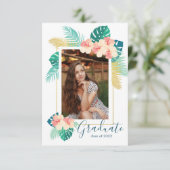 2022ピンクハワイアン卒業発表 招待状 (スタンド正面)