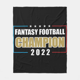 2022ファンタジーサッカーチャンピオンUSAサッカー フリースブランケット