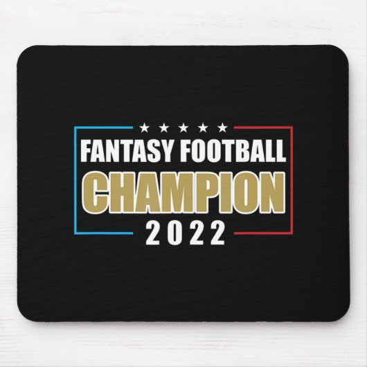 2022ファンタジーサッカーチャンピオンUSAサッカー マウスパッド (正面)