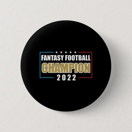 2022ファンタジーサッカーチャンピオンUSAサッカー 缶バッジ (正面)