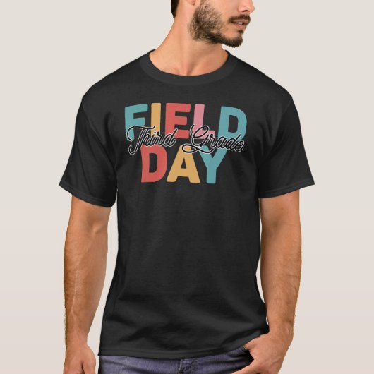 2022フィールドデー 3年生学校教師子供たち Tシャツ (正面)