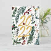 2022フェスティバル金ゴールドパインブオウマグノリアクリスマス シーズンカード (スタンド正面)