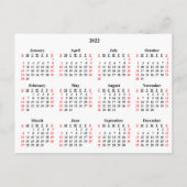 2022フォトポケッお気に入りのトカレンダー  ポストカード (裏面)