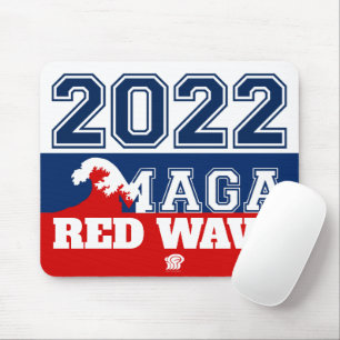 2022ミッドターmsウルトラマグアレッドウェーブ マウスパッド