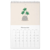 2022ミニマルデザインカレンダー カレンダー (2月 2026)