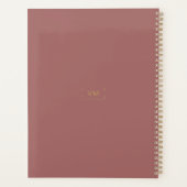 2022モダンテラコッタ月/週 プランナー手帳 (裏面)