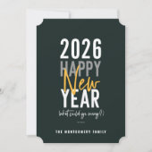 2022モダン年の新年おめでとう シーズンカード (正面)