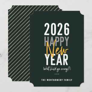 2022モダン年の新年おめでとう シーズンカード