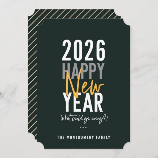 2022モダン年の新年おめでとう シーズンカード (正面/裏面)