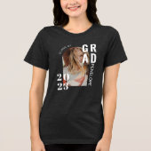 2022モダン年ミニマルのグラードタイポグラフィクラス写真 トライブレンドTシャツ (正面)