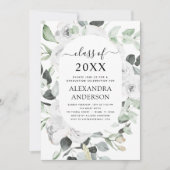 2022ユーカリ卒業フローラバラ緑 招待状 (正面)