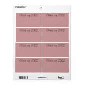 2022ラベルのクラス ラベル (フルシート)