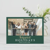 2022ロゴQRコードフォトビジネスホリデーカード シーズンカード (スタンド正面)