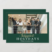 2022ロゴQRコードフォトビジネスホリデーカード シーズンカード (正面/裏面)