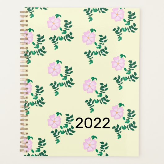 2022ワイルドバラ花 プランナー手帳 (正面)