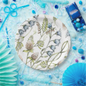 2022ワイルドフラワー卒業パーティー紙プレート ペーパープレート (パーティー)