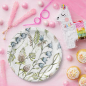 2022ワイルドフラワー卒業パーティー紙プレート ペーパープレート (パーティー)