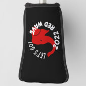 2022中期赤波行こう ゴルフヘッドカバー (回転90)