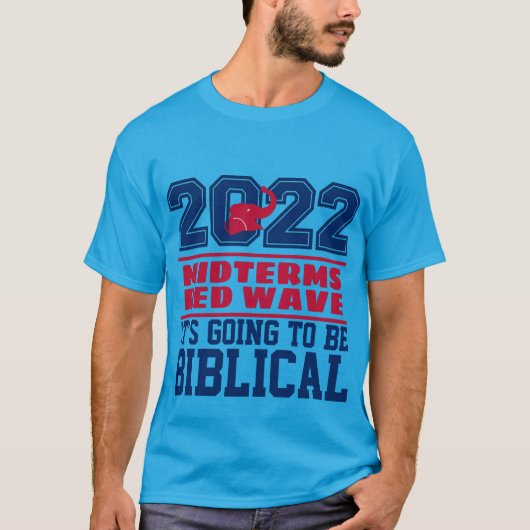 2022中期赤色波聖書 Tシャツ (正面)