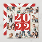 2022休日12フォトコラージグリッド シーズンカード (正面/裏面)