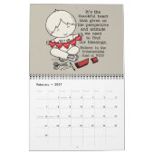 2022信じ年の全ハートカレンダー カレンダー (2月 2027)