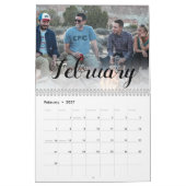 2022写パーソナライズされた真 カレンダー (2月 2027)