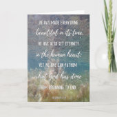 2022古代の水:エククレシアテス3:11 カード (正面)