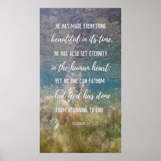 2022古代の水:エククレシアテス3:11 ポスター (正面)