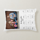 2022家族モダン名フォトカレンダー アクセントクッション (正面)