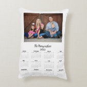 2022家族モダン名フォトカレンダー アクセントクッション (裏面(縦))