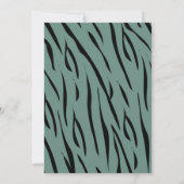 2022寅年中華民国お正月 赤いホリデーカード 招待状 (裏面)