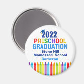 2022就学前キュートクレヨンカスタムプレク マグネット (正面/裏面)