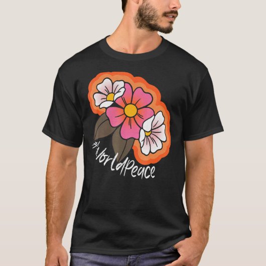 2022平和グローバル平和国際的統一愛P Tシャツ (正面)